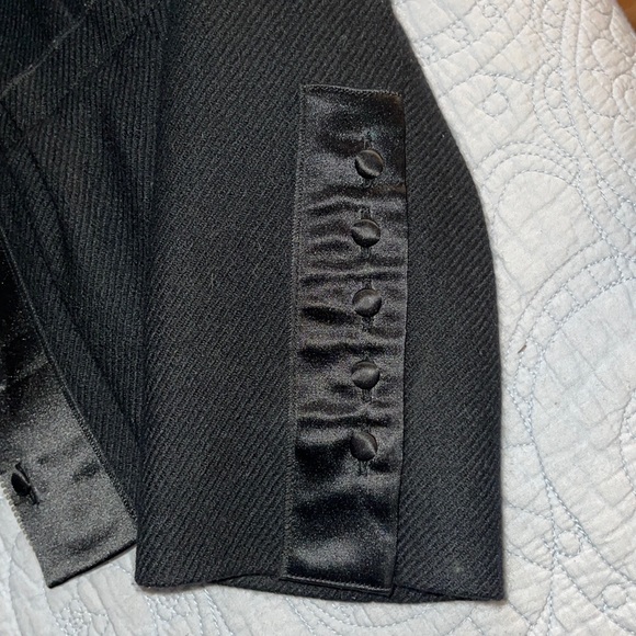 BGBGmaxazria black peplum military style jacket Medium - Picture 11 of 16